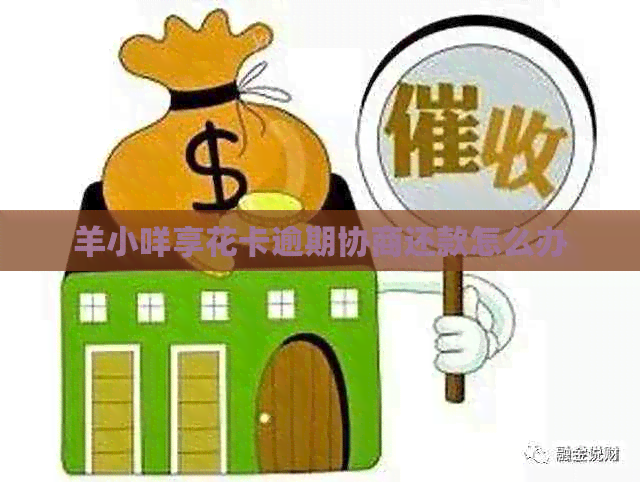 羊小咩享花卡逾期协商还款怎么办