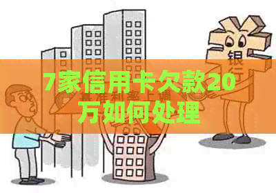 7家信用卡欠款20万如何处理
