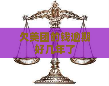 欠美团的钱逾期好几年了
