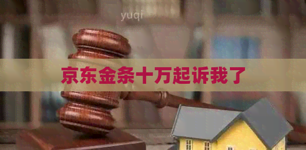 京东金条十万起诉我了