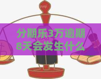 3万逾期8天会发生什么