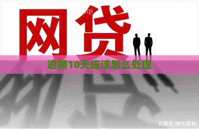 逾期10天应该怎么处理