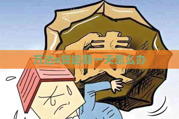 万达e贷逾期一天怎么办