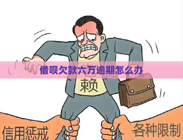 借呗欠款六万逾期怎么办