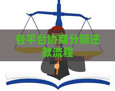 各平台协商分期还款流程