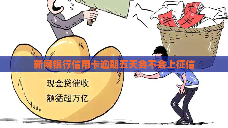 新网银行信用卡逾期五天会不会上