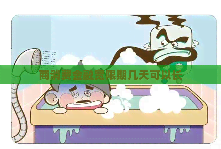 商消费金融宽限期几天可以长