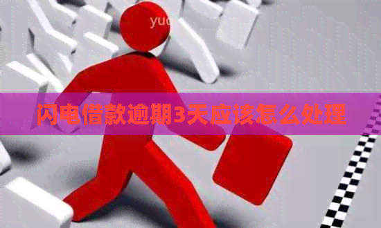 闪电借款逾期3天应该怎么处理