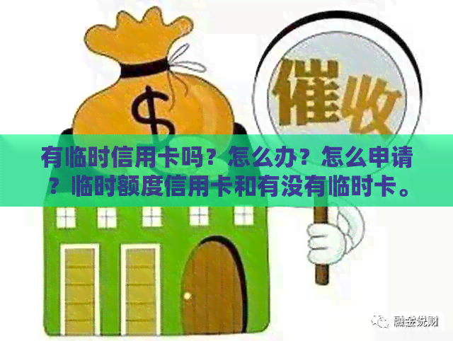 有临时信用卡吗？怎么办？怎么申请？临时额度信用卡和有没有临时卡。