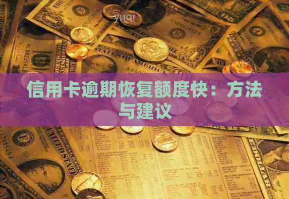 信用卡逾期恢复额度快：方法与建议