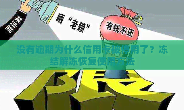 没有逾期为什么信用卡被停用了？冻结解冻恢复使用方法