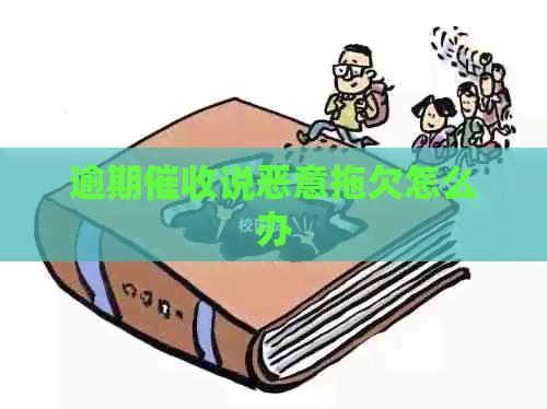 逾期说恶意拖欠怎么办