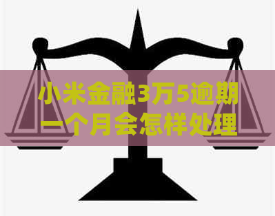 小米金融3万5逾期一个月会怎样处理