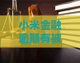 小米金融逾期有被起诉吗
