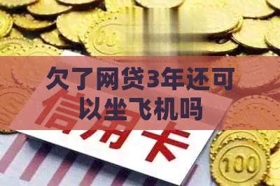 欠了网贷3年还可以坐飞机吗