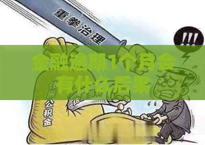 金融逾期1个月会有什么后果