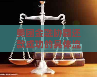 美团金融协商还款成功的具体流程是什么