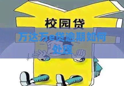 万达万e贷逾期如何处理