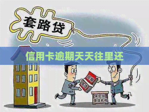 信用卡逾期天天往里还