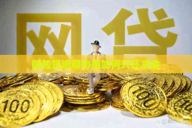 微粒贷逾期协商如何只还本金