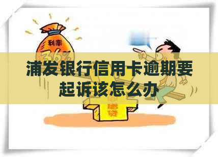 浦发银行信用卡逾期要起诉该怎么办