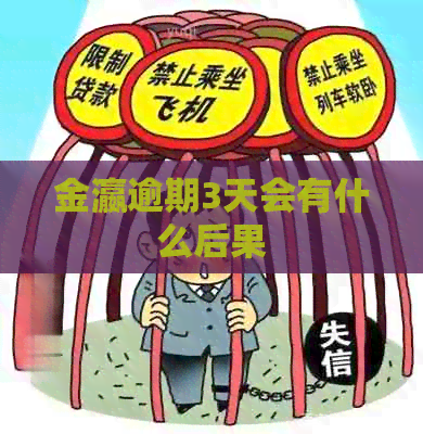 金瀛逾期3天会有什么后果