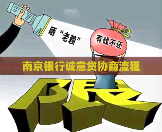 南京银行诚意贷协商流程