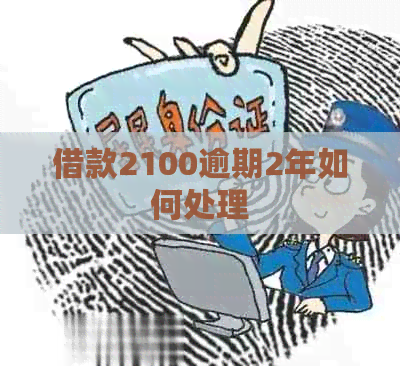 借款2100逾期2年如何处理