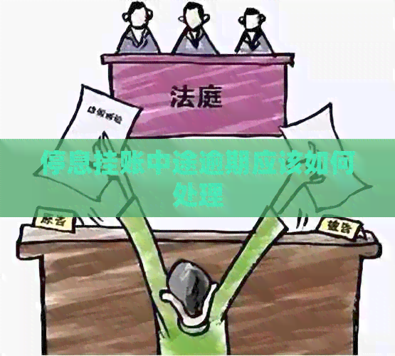 停息挂账中途逾期应该如何处理