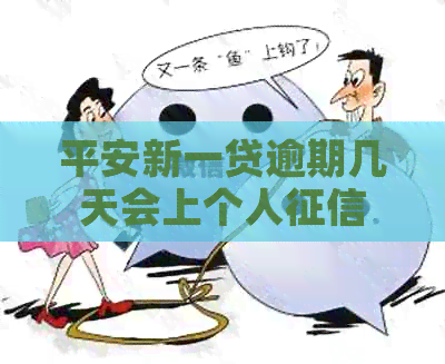 平安新一贷逾期几天会上个人