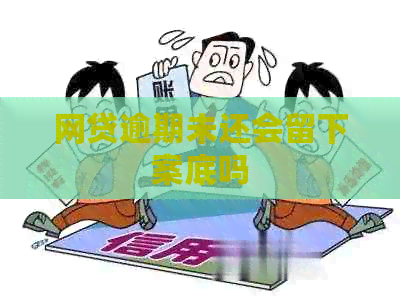 网贷逾期未还会留下案底吗