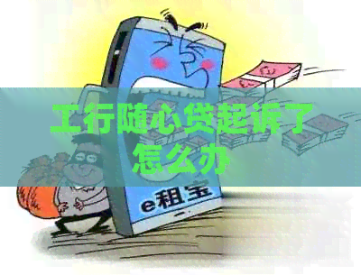 工行随心贷起诉了怎么办