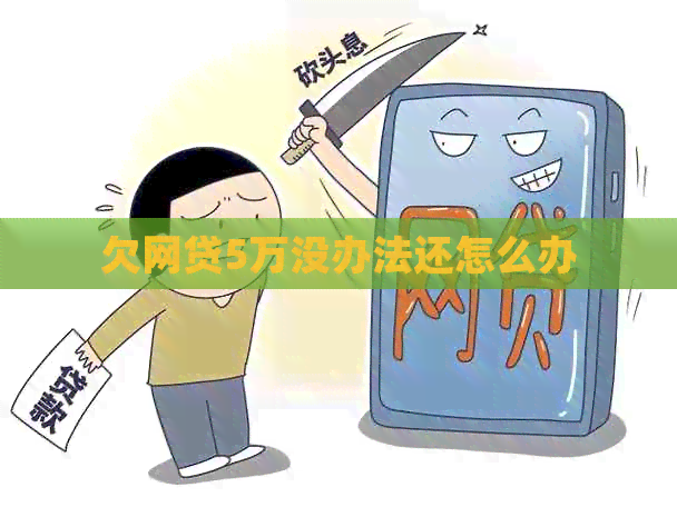 欠网贷5万没办法还怎么办