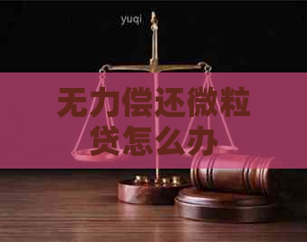 无力偿还微粒贷怎么办