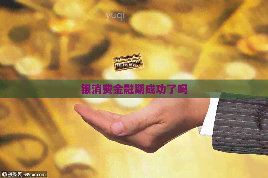 银消费金融期成功了吗