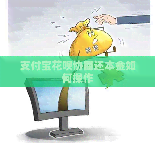 支付宝花呗协商还本金如何操作