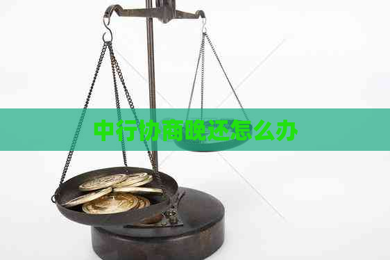 中行协商晚还怎么办