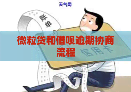 微粒贷和借呗逾期协商流程
