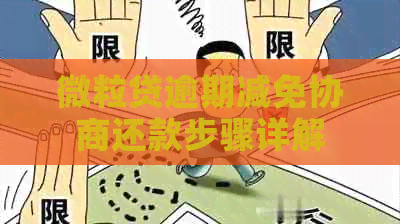 微粒贷逾期减免协商还款步骤详解
