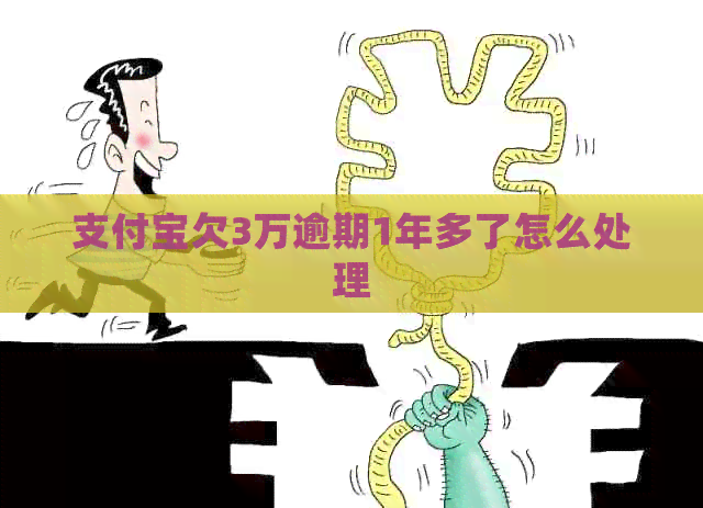 支付宝欠3万逾期1年多了怎么处理