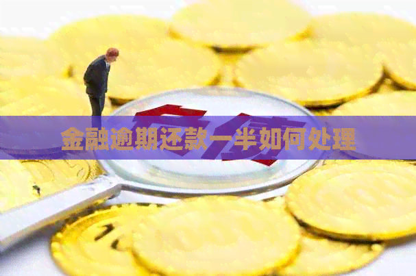 金融逾期还款一半如何处理