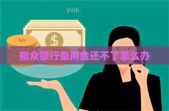 微众银行备用金还不了怎么办