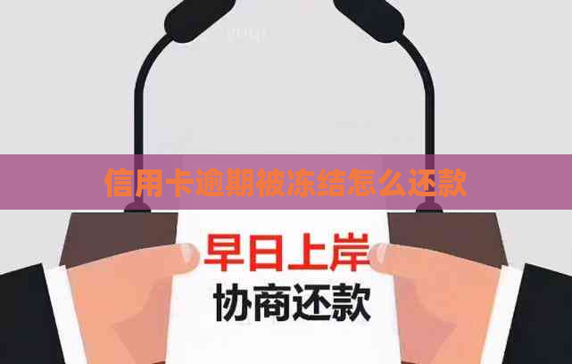 信用卡逾期被冻结怎么还款