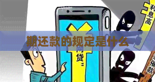 期还款的规定是什么