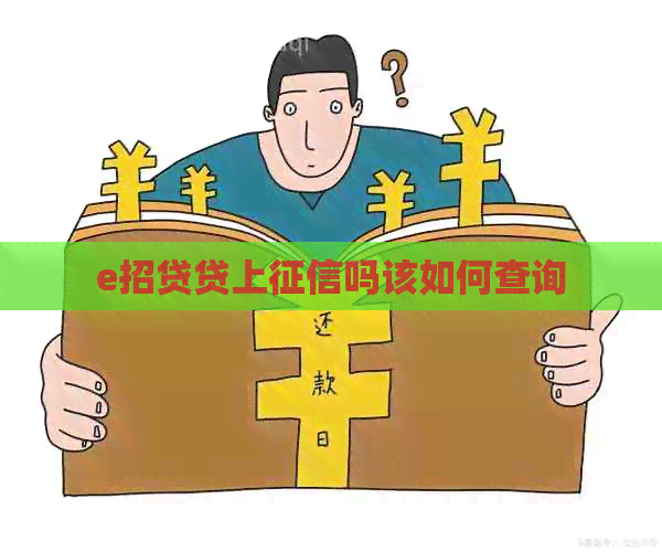 e招贷贷上吗该如何查询