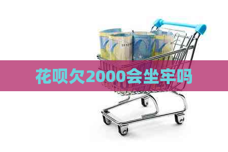 花呗欠2000会坐牢吗