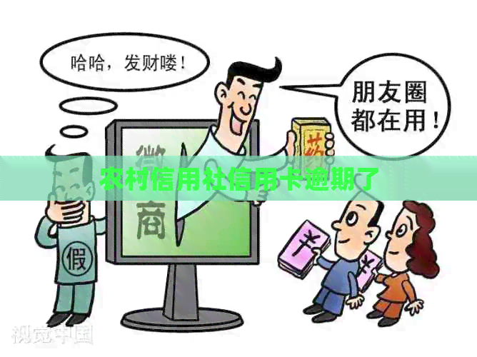 农村信用社信用卡逾期了
