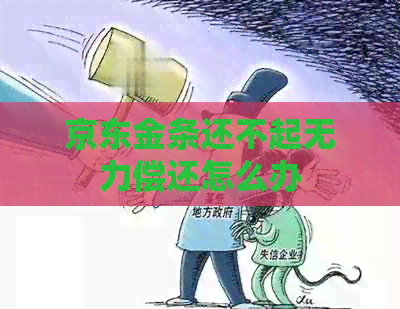 京东金条还不起无力偿还怎么办