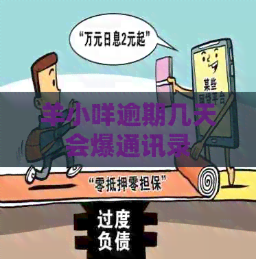 羊小咩逾期几天会爆通讯录
