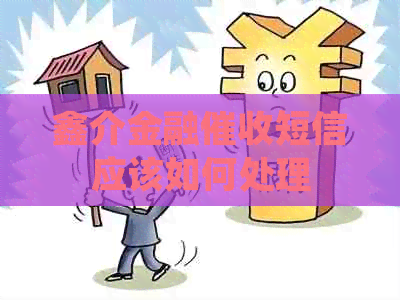 鑫介金融短信应该如何处理